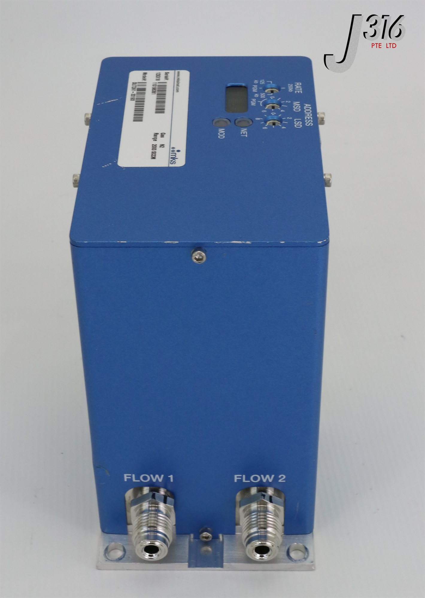のん 6615 MKS DELTA II FLOW RATIO CONTROLLER, N2 2000SCCM DLT2A1-33193